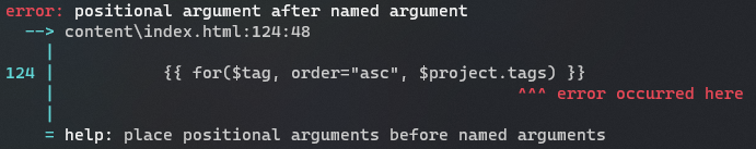 Error message screenshot