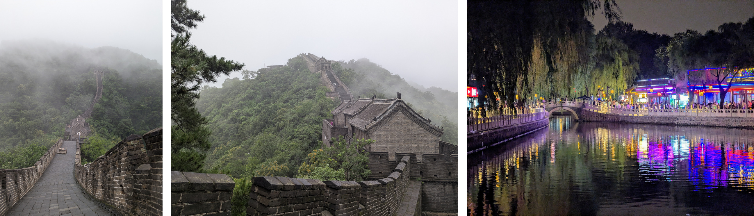 Collage of photos from Beijing