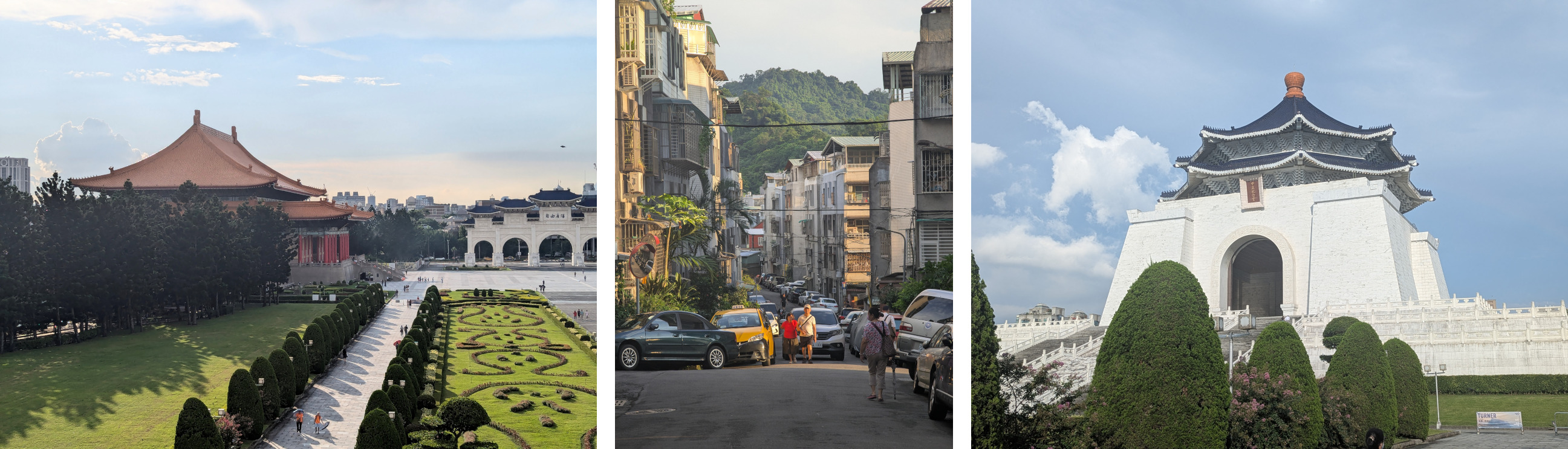 Collage of photos from Taiwan