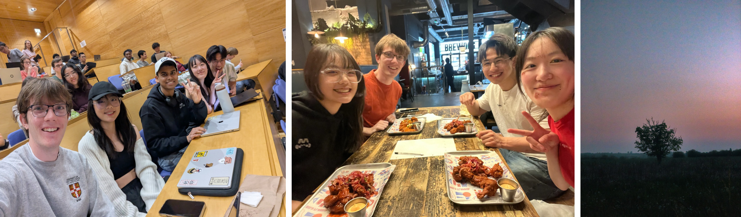 Collage of photos from Easter term