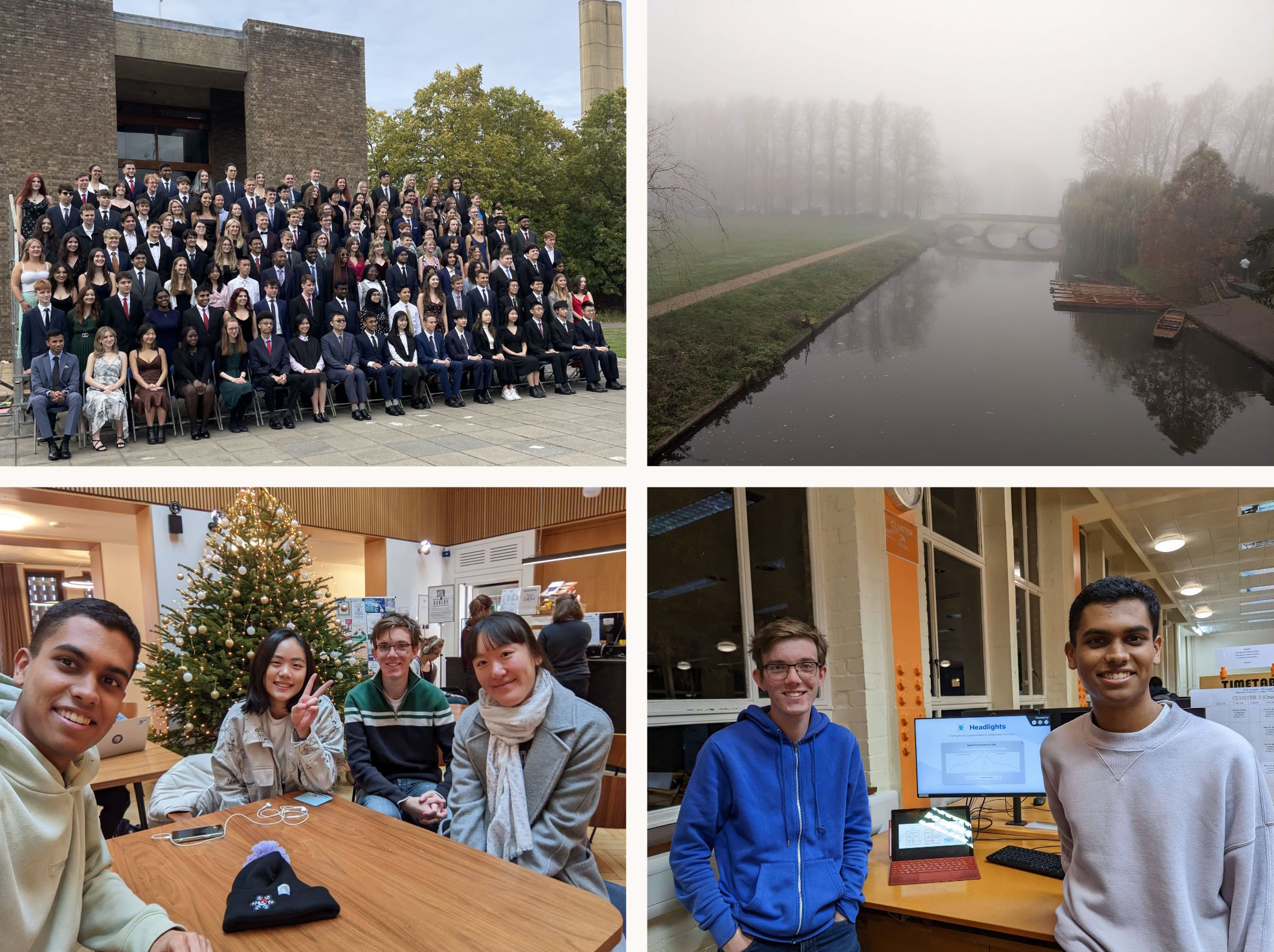 Collage of photos from Michaelmas term